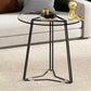 Frame Nesting Coffee Table Set Modern Round Glass Coffee Table