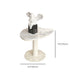 No Distressing Single Coffee Table Slate Free-Form White Coffee Table Clearhalo 'Coffee & Accent Tables' 'Coffee Tables' 'coffee_tables' 'furn' 'furn_coffee_tables' 'Furniture' 'Living Room Furniture' 6705327