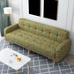 Industrial Living Room Settee Square Arm Biscuit Back Seating Green-Red Canvas Clearhalo 'furn' 'furn_sofas' 'Furniture' 'Living Room Furniture' 'Sofa' 'sofas' 6705451