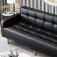 Industrial Living Room Settee Square Arm Biscuit Back Seating Clearhalo 'furn' 'furn_sofas' 'Furniture' 'Living Room Furniture' 'Sofa' 'sofas' 6705453