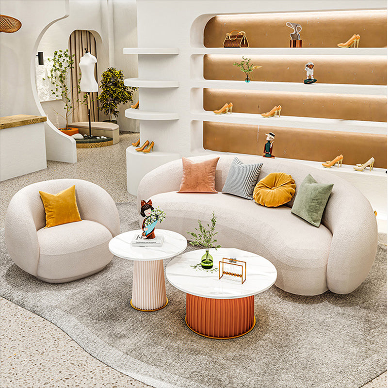 Cojines escandinavos de tela de esmoquin de la sala de estar de la sala de estar