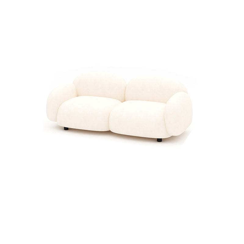 Cojines contemporáneos salón de estar de brazo enrollado