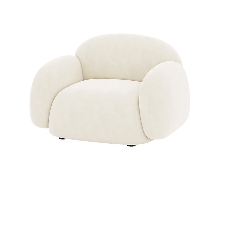 Cojines contemporáneos salón de estar de brazo enrollado