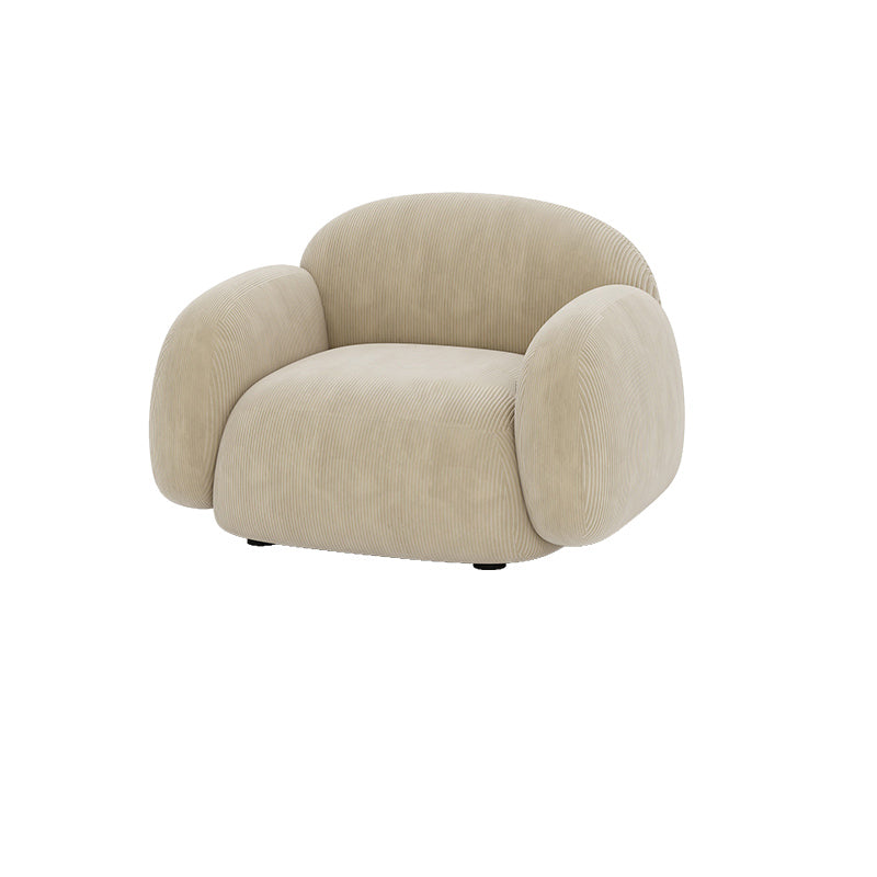 Cojines contemporáneos salón de estar de brazo enrollado