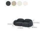 Cojines contemporáneos salón de estar de brazo enrollado