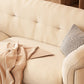 Contemporary Fabric Tufted Flared Arm Living Room Standard Seating