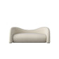 Scandinaves Coussins blancs Tuxedo ARM SALLE COURVE SEATS CURVE