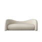 Scandinaves Coussins blancs Tuxedo ARM SALLE COURVE SEATS CURVE