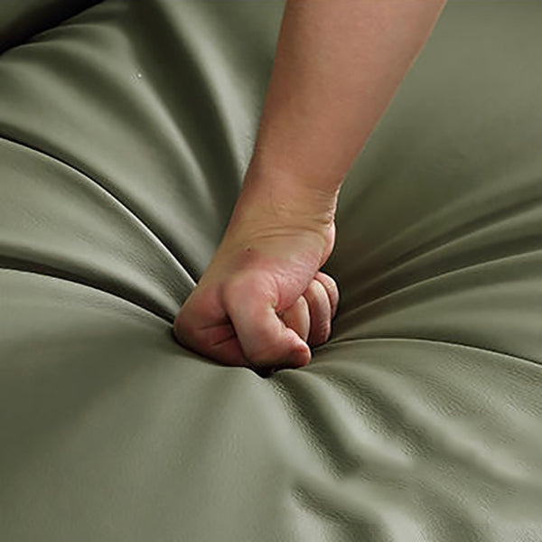 Cuscini verdi della foresta vintage a braccio quadrato salotto