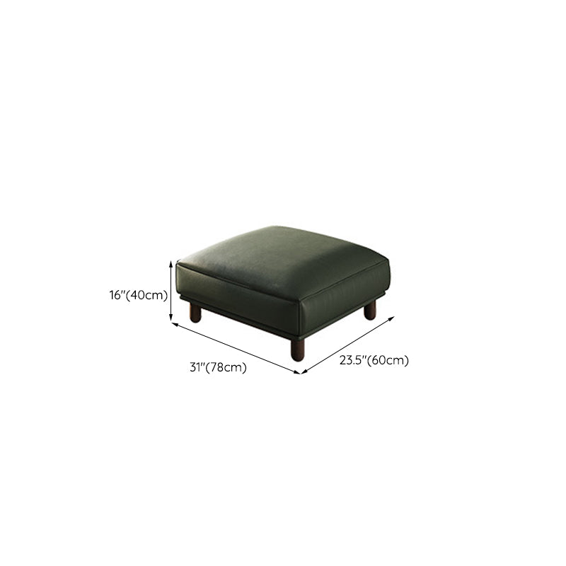 Cuscini verdi della foresta vintage a braccio quadrato salotto