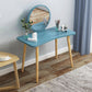 Modern Wood Make-up Vanity Mirrored Dressing Table Stool Set