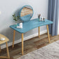 Modern Wood Make-up Vanity Mirrored Dressing Table Stool Set
