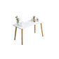 Modern Wood Make-up Vanity Mirrored Dressing Table Stool Set
