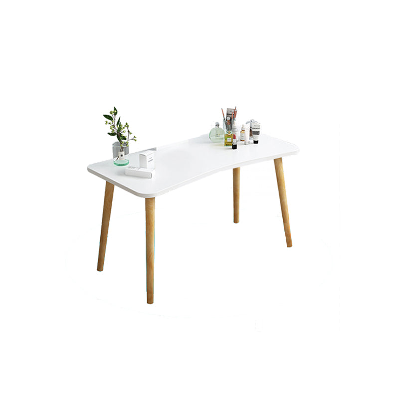 Modern Wood Make-up Vanity Mirrored Dressing Table Stool Set