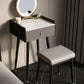 Contemporary Makeup Vanity Desk Stone Dressing Table with Drawer