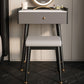 Contemporary Makeup Vanity Desk Stone Dressing Table with Drawer