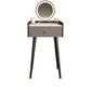 Contemporary Makeup Vanity Desk Stone Dressing Table with Drawer