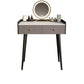 Contemporary Makeup Vanity Desk Stone Dressing Table with Drawer
