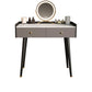 Contemporary Makeup Vanity Desk Stone Dressing Table with Drawer