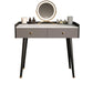 Contemporary Makeup Vanity Desk Stone Dressing Table with Drawer
