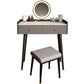 Contemporary Makeup Vanity Desk Stone Dressing Table with Drawer