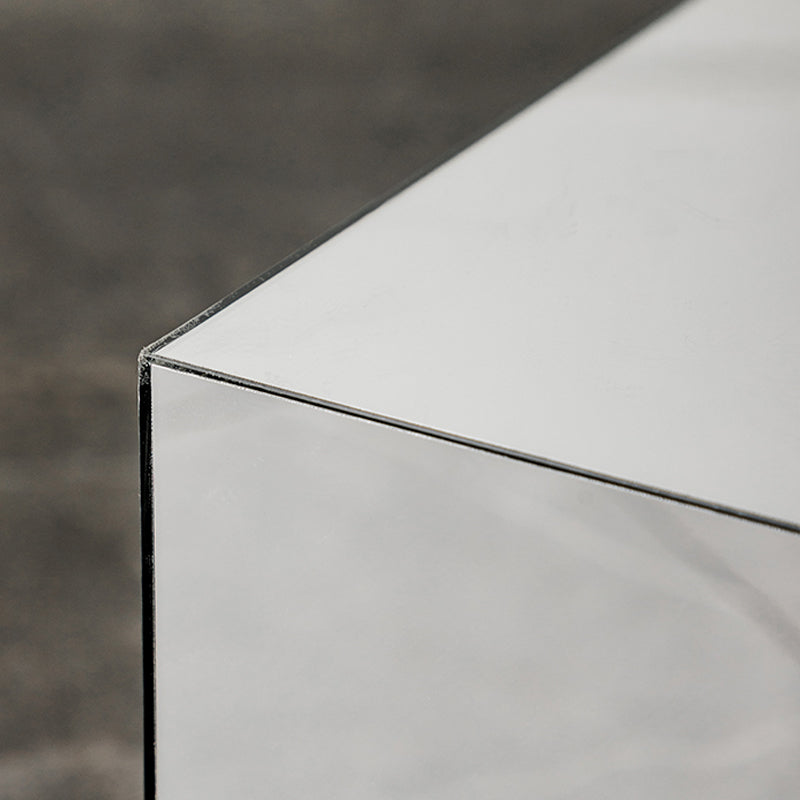 Square Plastic End Table Set Mirrored Block Side Table for Bedside Clearhalo 'Coffee & Accent Tables' 'End & Side Tables' 'end_side_tables' 'furn' 'furn_end_side_tables' 'Furniture' 'Living Room Furniture' 6705995