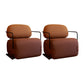 Modern Living Room Cushion Back Arms Included Fabric Arm Chair Orange 2 Piece Set Clearhalo 'Accent Chairs' 'accent_chairs' 'Chairs & Seating' 'furn' 'furn_accent_chairs' 'Furniture' 'Living Room Furniture' 6706096
