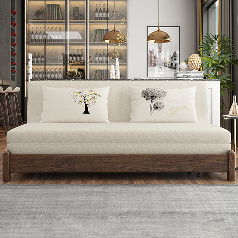 31" Wide Contemporary Futon Sofa Bed Cushion Back Futon Sleeper Sofa Clearhalo 'furn' 'furn_futons' 'Furniture' 'Futons & Daybeds' 'Futons' 'Living Room Furniture' 6706157