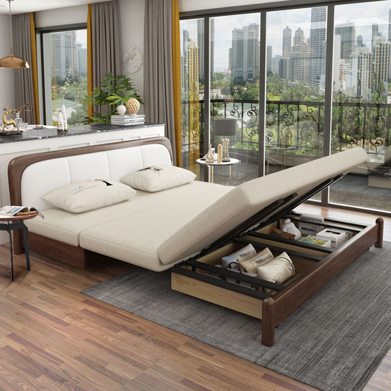 31" Wide Contemporary Futon Sofa Bed Cushion Back Futon Sleeper Sofa Clearhalo 'furn' 'furn_futons' 'Furniture' 'Futons & Daybeds' 'Futons' 'Living Room Furniture' 6706158