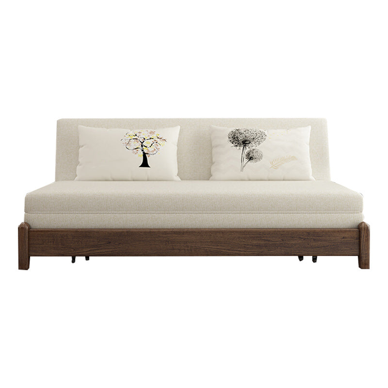 31" Wide Contemporary Futon Sofa Bed Cushion Back Futon Sleeper Sofa 73"L x 31.5"W x 33.5"H Clearhalo 'furn' 'furn_futons' 'Furniture' 'Futons & Daybeds' 'Futons' 'Living Room Furniture' 6706161