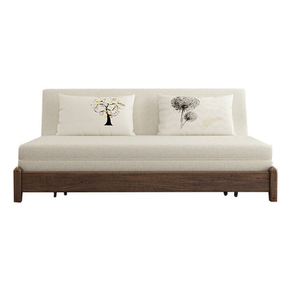 31" Wide Contemporary Futon Sofa Bed Cushion Back Futon Sleeper Sofa 73"L x 31.5"W x 33.5"H Clearhalo 'furn' 'furn_futons' 'Furniture' 'Futons & Daybeds' 'Futons' 'Living Room Furniture' 6706161