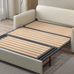 31" Wide Scandinavian Futon Sofa Bed White Futon Sleeper Sofa