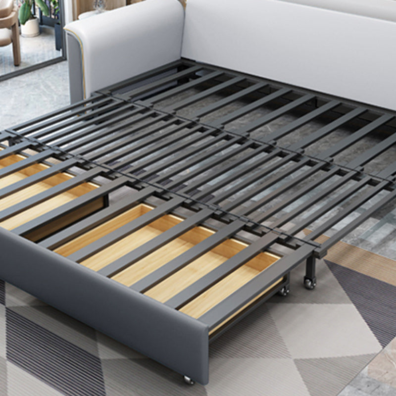 31"W Contemporary Sofa Bed Cushion Back Sleeper Sofa with Storage