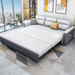 31"W Contemporary Sofa Bed Cushion Back Sleeper Sofa with Storage