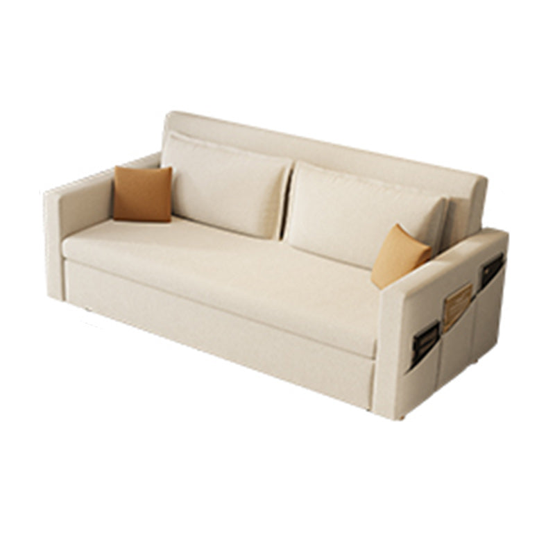 31" Wide Scandinavian Sofa Bed Cushion Back Futon Sleeper Sofa 78.7"L x 31.5"W x 34.6"H Clearhalo 'furn' 'furn_futons' 'Furniture' 'Futons & Daybeds' 'Futons' 'Living Room Furniture' 6706239