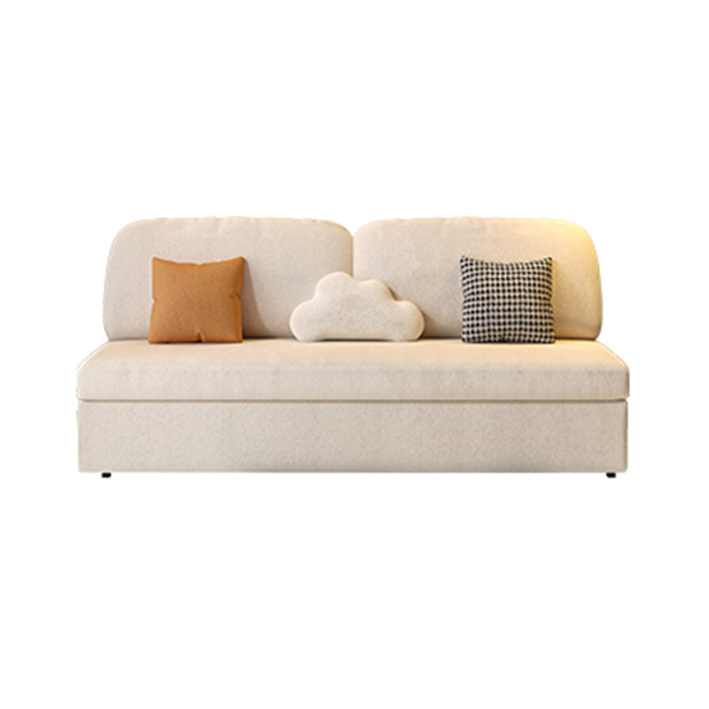 32" Wide Scandinavian Sofa Bed White Pillow Included Sleeper Sofa Clearhalo 'furn' 'furn_futons' 'Furniture' 'Futons & Daybeds' 'Futons' 'Living Room Furniture' 6706252
