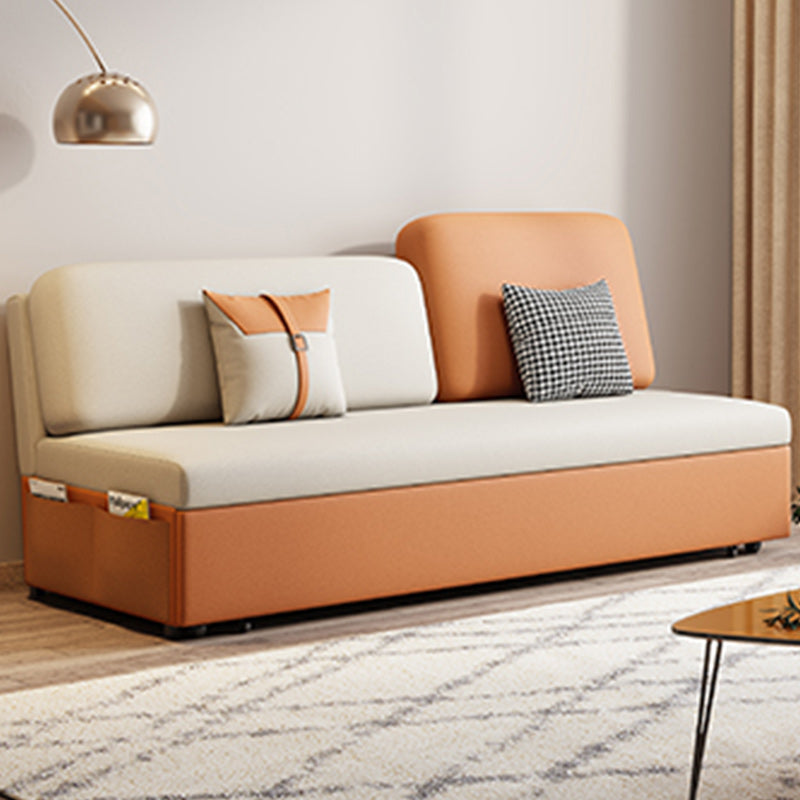 32"W Scandinavian Sofa Bed Pillow Included Cushion Back Sleeper Sofa Clearhalo 'furn' 'furn_futons' 'Furniture' 'Futons & Daybeds' 'Futons' 'Living Room Furniture' 6706313