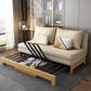 33"W Contemporary Sofa Bed Cushion Back Armless Sleeper Sofa