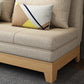 33"W Contemporary Sofa Bed Cushion Back Armless Sleeper Sofa