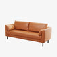 Tuxedo Arm Sofa Stain Resistant Faux Leather Standard Sofa with 4 Pillows Clearhalo 'furn' 'furn_sofas' 'Furniture' 'Living Room Furniture' 'Sofa' 'sofas' 6706436