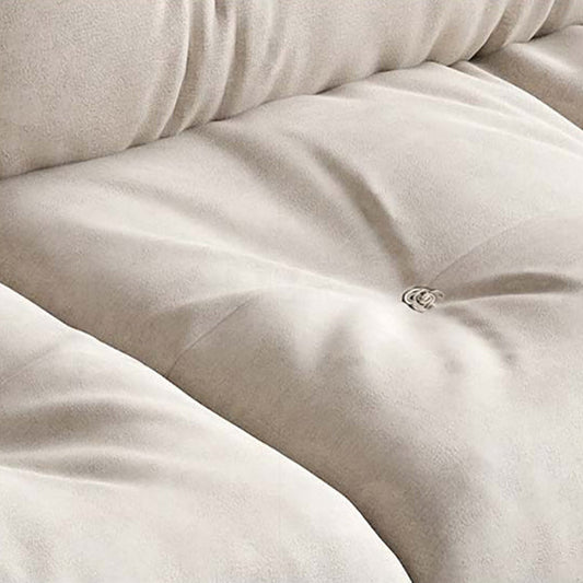 Armloses Sofa-Fleckenfest-Standard-Sofa mit Tufted Split-Back