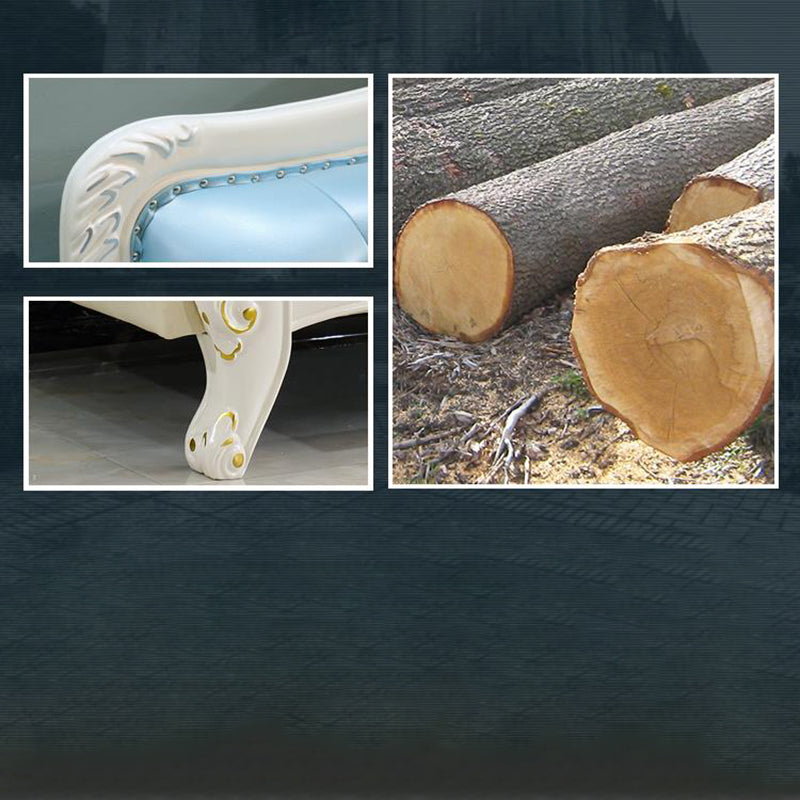 37" High Sofa Rolled Arm Sofa with Tufted Split-Back for Living Room