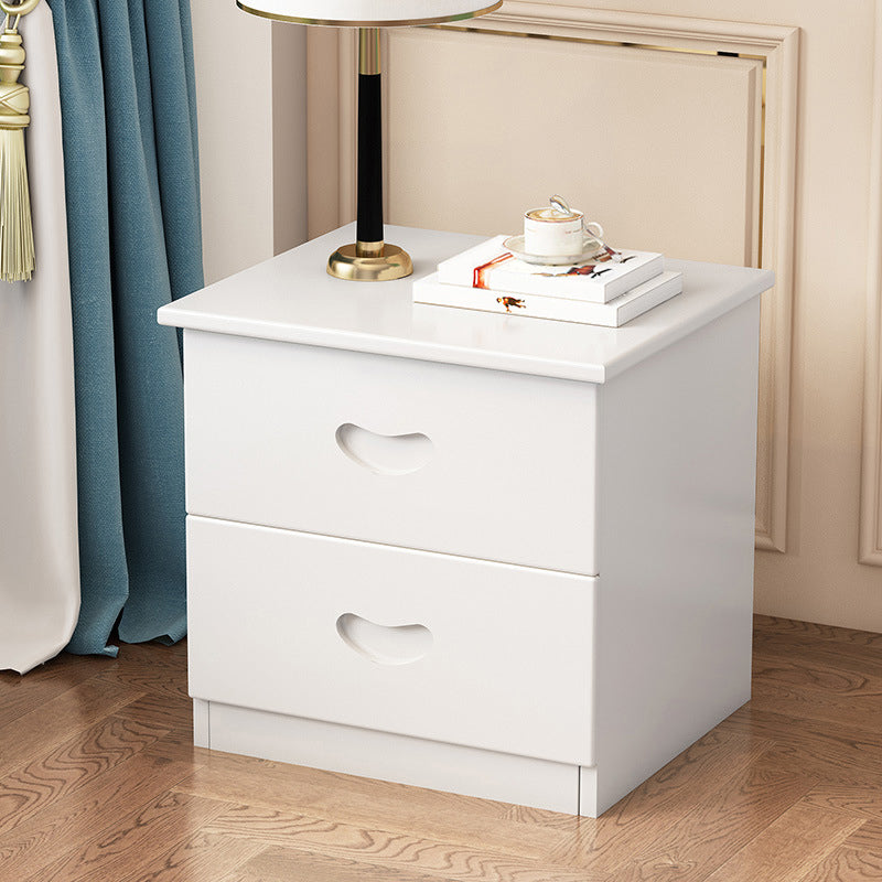 Canteros tradicionales 2 cajones mesa de acento mesita de noche de acabado antiguo de la cama nocturna