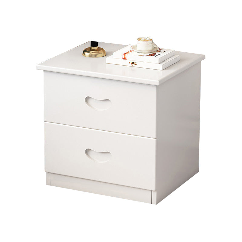 Canteros tradicionales 2 cajones mesa de acento mesita de noche de acabado antiguo de la cama nocturna