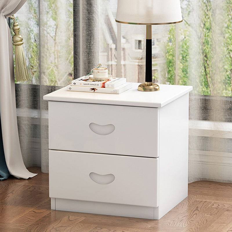 Canteros tradicionales 2 cajones mesa de acento mesita de noche de acabado antiguo de la cama nocturna