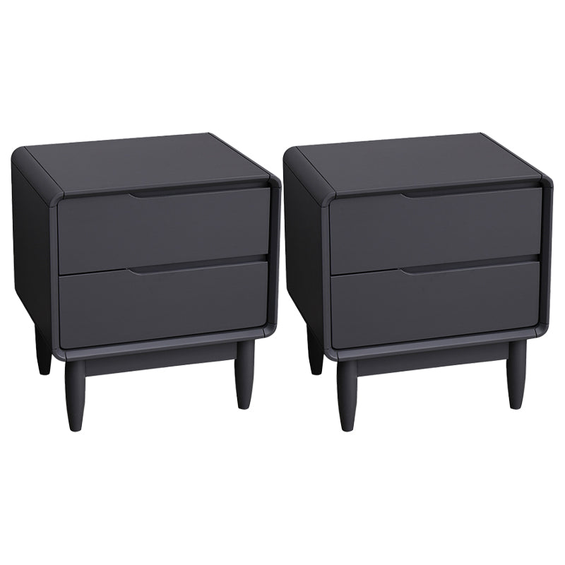 2 - Schublade Industrial Accent Table Nachttisch Antikes Finish -Bett Nachttisch