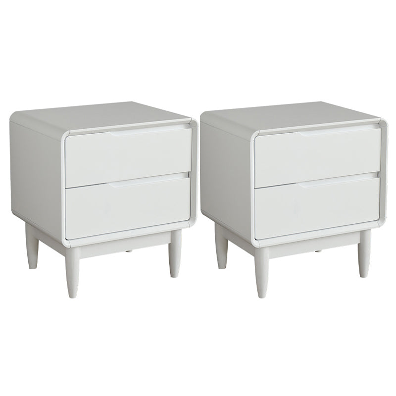 2 - Schublade Industrial Accent Table Nachttisch Antikes Finish -Bett Nachttisch