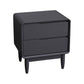 2 - Schublade Industrial Accent Table Nachttisch Antikes Finish -Bett Nachttisch
