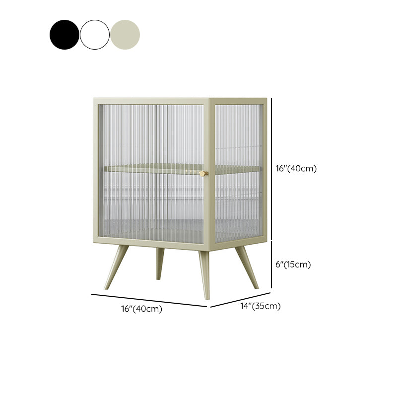 Industrieller Akzenttisch Nachttisch antiker Finish Nachttisch