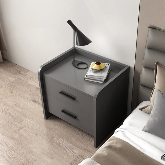 Schubladenspeicher zeitgenössischer Akzenttisch Nachtstand antikes Finish -Bett Nachttisch